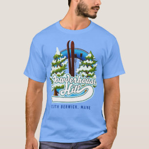 Camiseta Powderhouse Hill South Berwick Maine ski