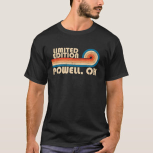 Camiseta POWELL OH City Pride Hometown Retro Vintage Long S