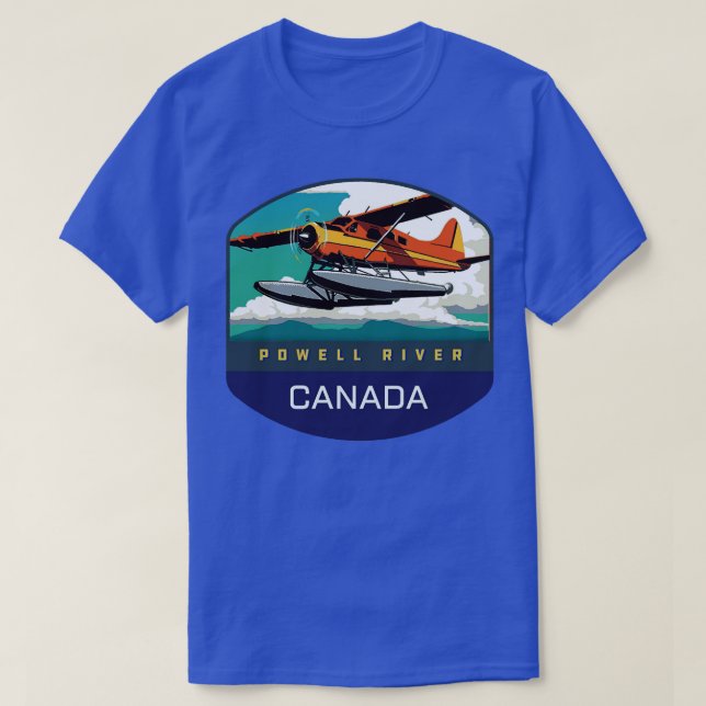 Camiseta Powell River BC Canadá (Frente do Design)