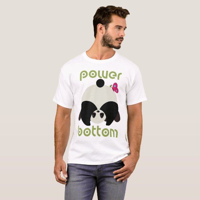 Camiseta power bottom (Frente Completa)