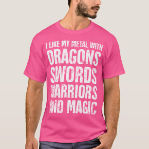 Camiseta Power Metal Engraçado Fantasia Power Metal
