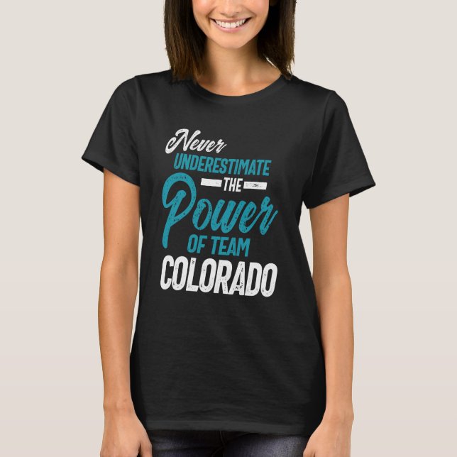 Camiseta Power of Team Colorado (Frente)