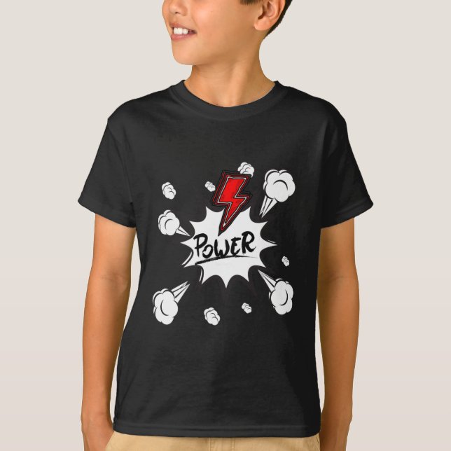 Camiseta Power Puff Sticker (Frente)
