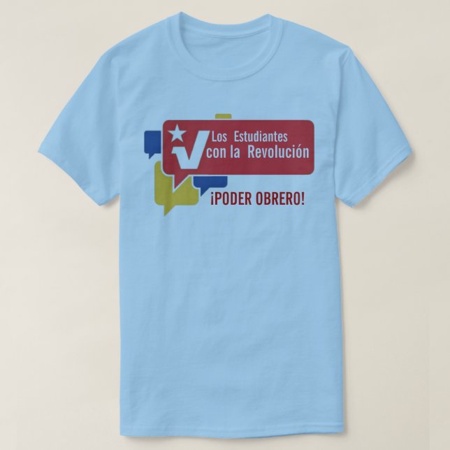 CAMISETA POWER VENEZUELA DOS TRABALHADORES (Frente do Design)