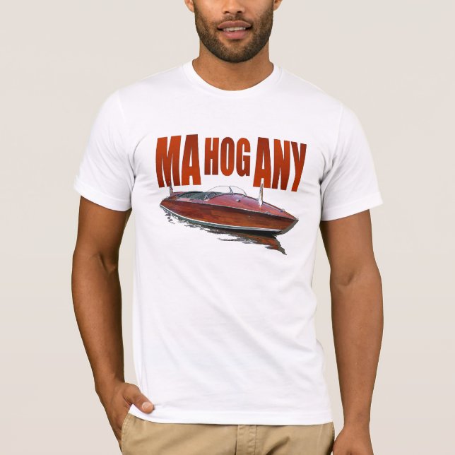 Camiseta Powerboat Mahognay (Frente)