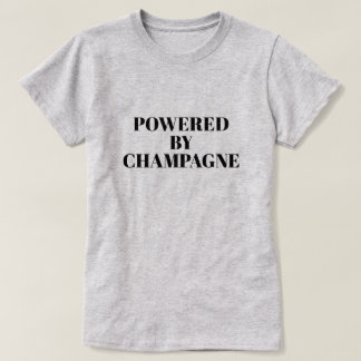CAMISETA POWERED BY CHAMPAGNE