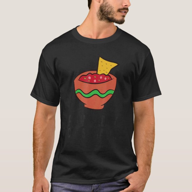 Camiseta Powered By Chips And Salsa (Frente)