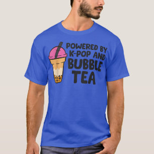Camiseta Powered By K-pop And Bubble Tea 