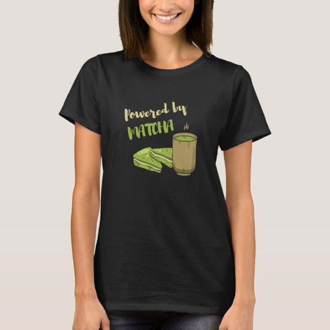 Camiseta Powered By Matcha the Matcha Tea (Frente)