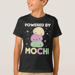 Camiseta Powered By Mochi - Kawaii Mochi Ice Cream