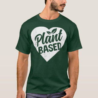 Camiseta Powered By Plant Based Diet Vegan Life Funny Veget