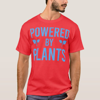 Camiseta Powered By Plants Vegetarian Vegan Workout Plant P