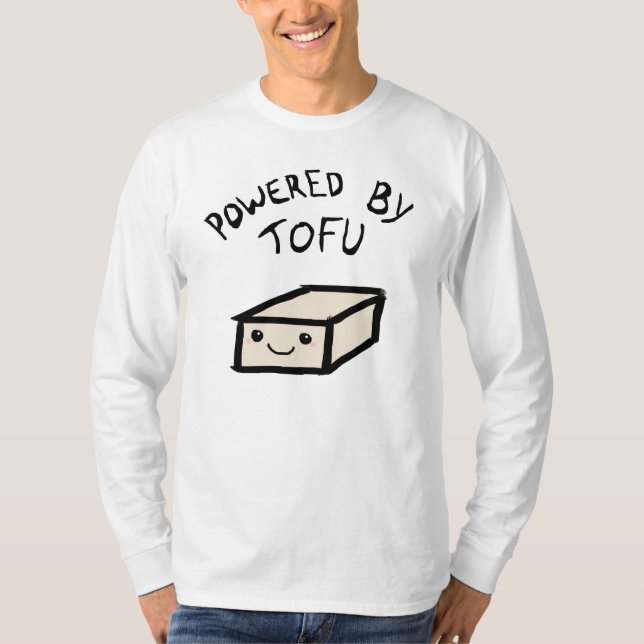 Camiseta Powered by tofu (Frente)