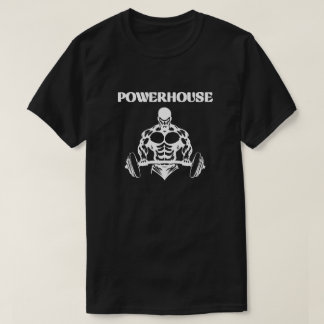 CAMISETA POWERHOUSE, BLACK MEN'S BASIC 