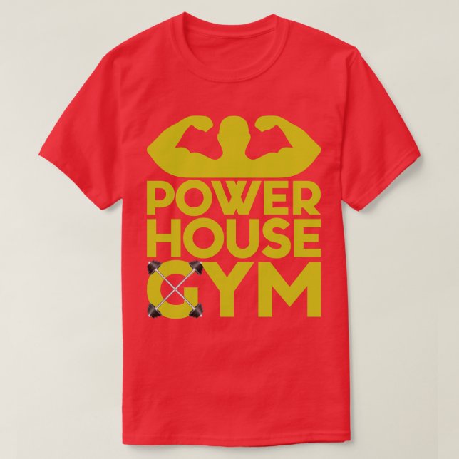 Camiseta Powerhouse Gym 1 (Frente do Design)