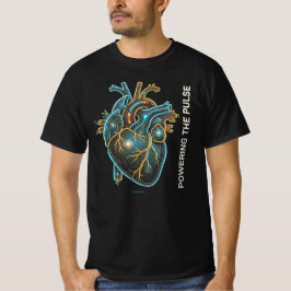 Camiseta Powering The Pulse Circuit Heart Gift