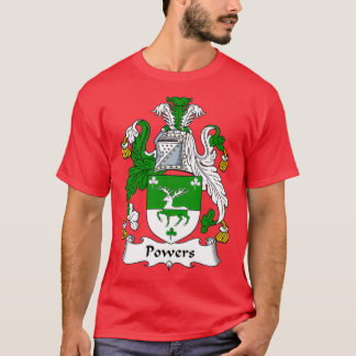 Camiseta Powers Coat of Arms Family Crest