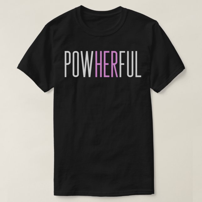 Camiseta Powherful Women Feminist  (Frente do Design)