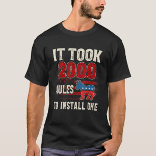 Camiseta Pox Donkey Levou 2000 Mulas Para Instalar Um Fl Do