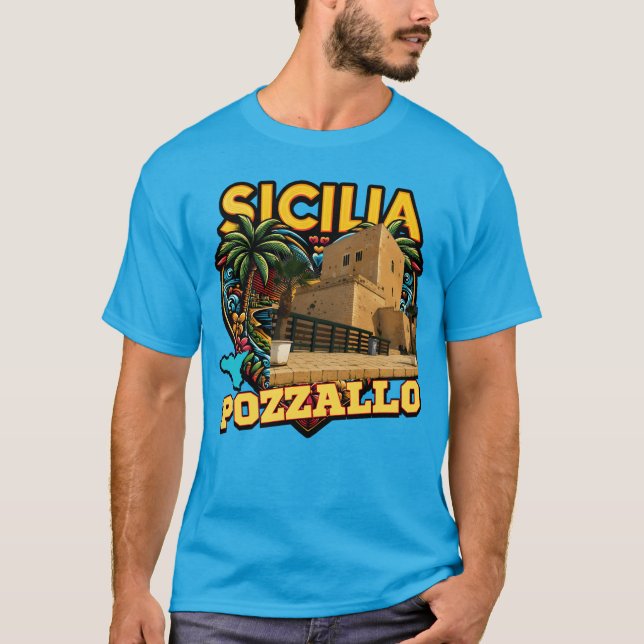 Camiseta Pozzallo Sicilia Torre Cabrera T-Shirt (Frente)