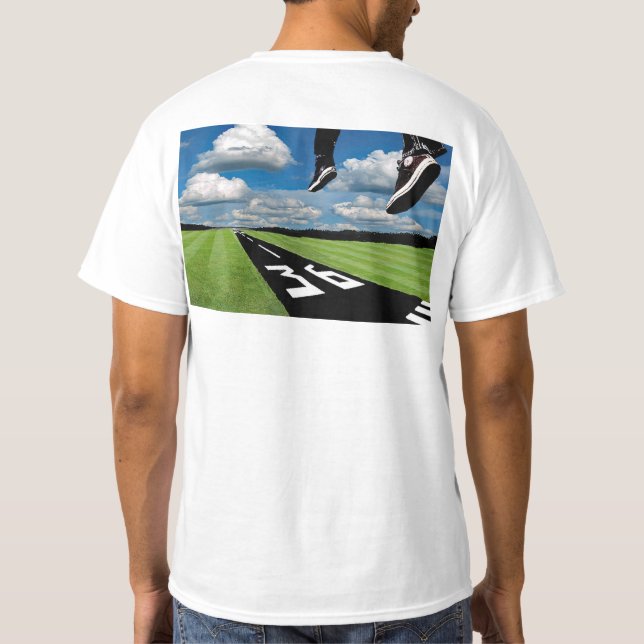 Camiseta PPG Piloto de idade 60+ Fóssil Voador (Verso)