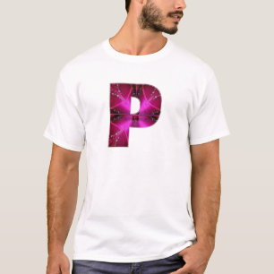 Camiseta PPP do alfabeto P