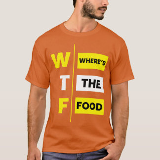Camiseta PQP Cadê a comida engraçado