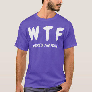 Camiseta PQP cadê a comida verão vintage