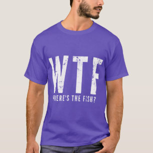 Camiseta PQP Cadê o Peixe Presente Divertido de Pesca Prese