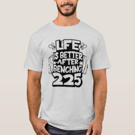 Camiseta PR de Levantamento de Peso de 225 Lb
