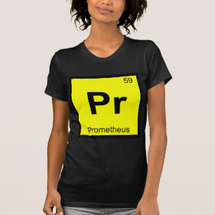 Camiseta Pr - Prometeu Tabela Periódica Química Titã