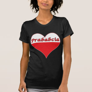 Camiseta Prababcia Polonês Heart
