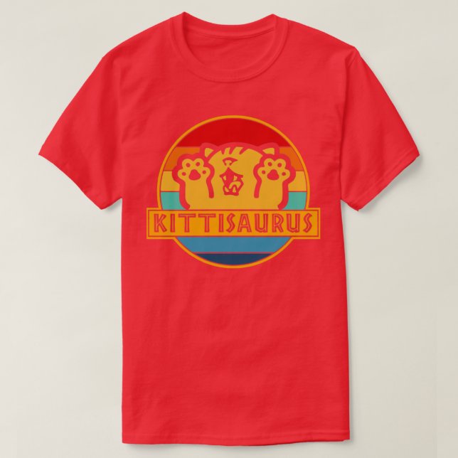 Camiseta Praça Cat Kittisaurus (Frente do Design)