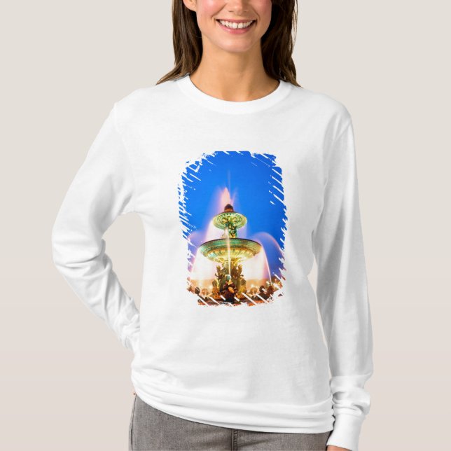 Camiseta Praça da Concorde, Paris, França (Frente)