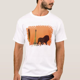 Camiseta Praça da Concórdia; Torre Eiffel; Obelisco;