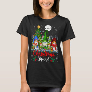 Camiseta Praça de Natal Três Papais noeis Elf Gnomos Xmas Á