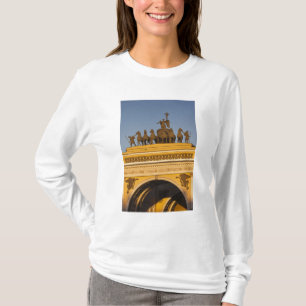 Camiseta Praça do Palácio, Arco do Triunfo, pôr do sol