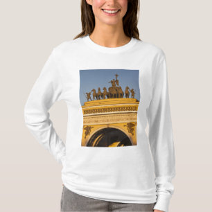 Camiseta Praça do Palácio, Arco do Triunfo, pôr do sol