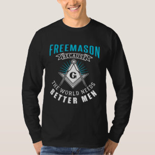 Camiseta Praça Freemasonária E Design De Bússolas Para Home