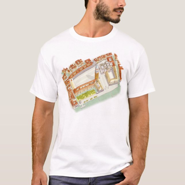 Camiseta Praça San Marco. Veneza Italia (Frente)