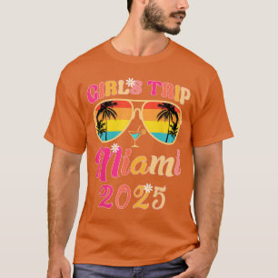 Camiseta Praça Tropical de Férias de Praia de 2025, Girls T