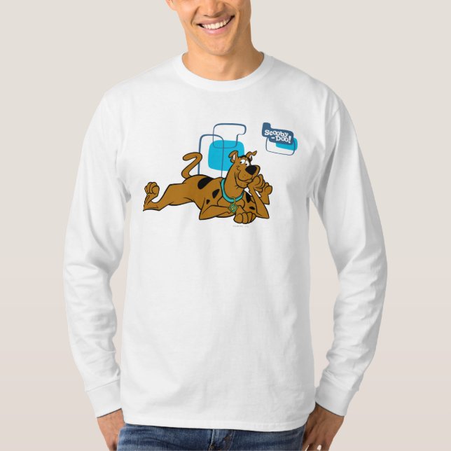 Camiseta Praças Retro Scooby Doo Deitado (Frente)