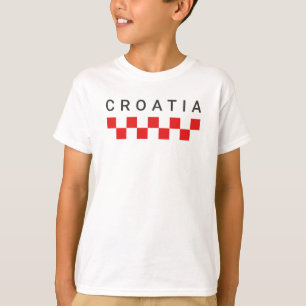 Camiseta Praças Vermelhas da Croácia