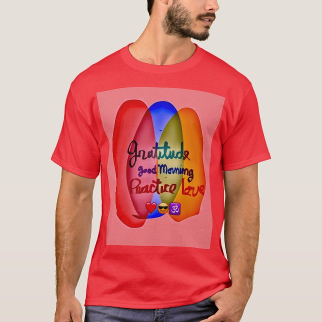 Camiseta PracticeLove Greeting Tee por D.Flynn (Frente)