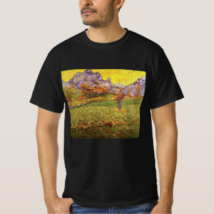 Camiseta Prado nas Montanhas por Vincent van Gogh