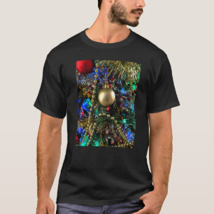 Camiseta Prados De Árvores E Ornamentos De Natal Premium