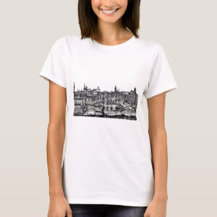 Camiseta Praga capital medieval da República Checa