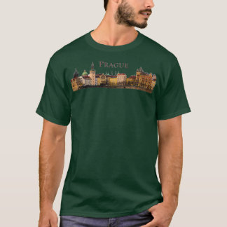 Camiseta Praga Old Town Skyline