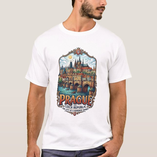 CAMISETA PRAGUE, CZECH REPUBLIC (Frente)