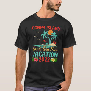 Camiseta Praia 2022 Retro Sunset New York Coney É